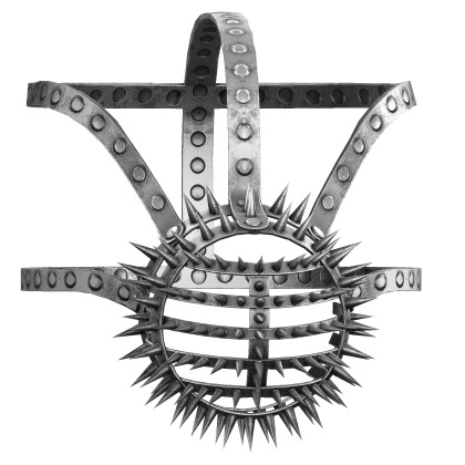 Silver Spikey Muzzle