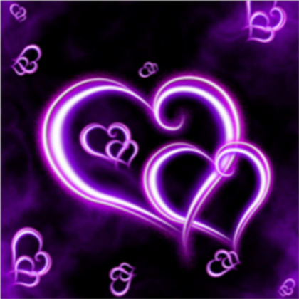 purple hearts Roblox decal