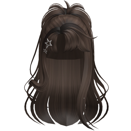 Y2K Wispy High Ponytail (Brown) Roblox item