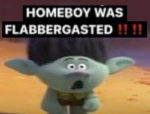 homeboy was flabbergasted