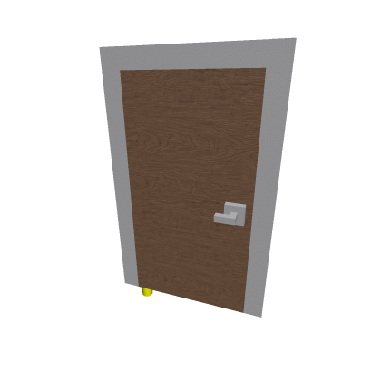 Single Wooden Door