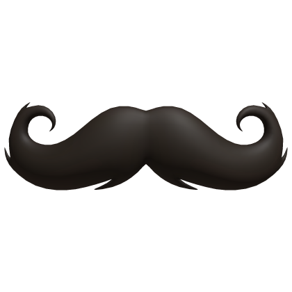 Brown Small Mustache Cute Nerdy Fancy Moustache