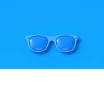 Blue glasses