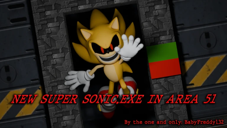 NEW Super Sonic.exe in Area 51
