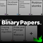Binary Papers - Fill In The Card