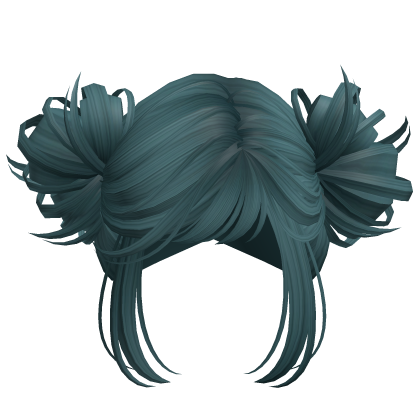 Simple Anime Y2k Buns Teal