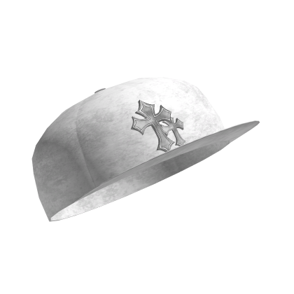 White Streetwear Chroma Cross Cap