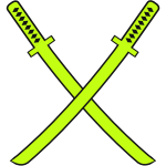 [FREE] Lime Cartoony Katana Swordpack