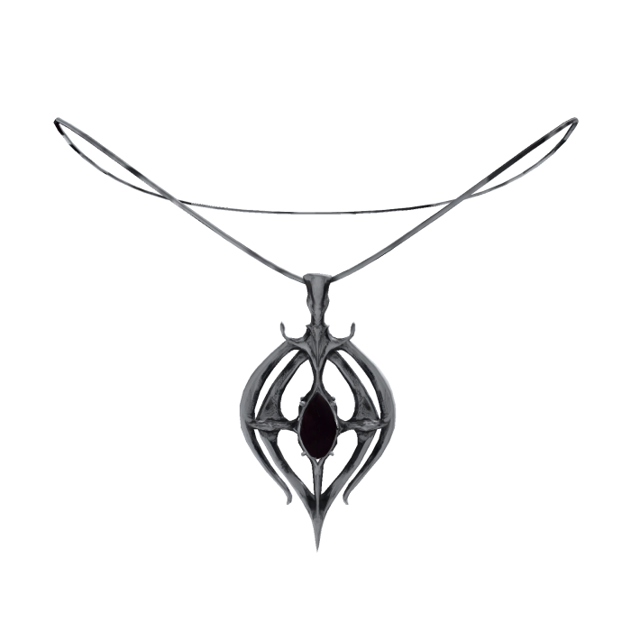 Demons eye SIlver necklace Pendant