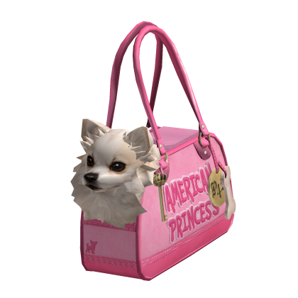 Pampered Puppy Bag in Pink Roblox item