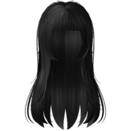 Black hair Roblox decal