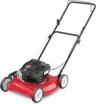 red lawn mower gang