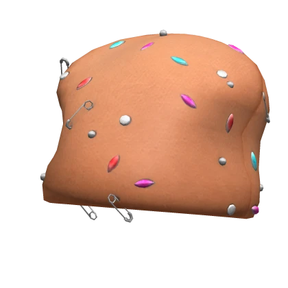 ৎ Baggy Pinned Decora Y2K Beanie Orange | Roblox Item - Rolimon's
