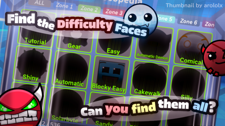 Find the Geometry Dash Difficulties screenshot 2