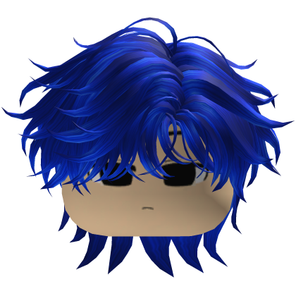 Garoto Y2k Fofo Hair Bagunçado Azul Roblox item