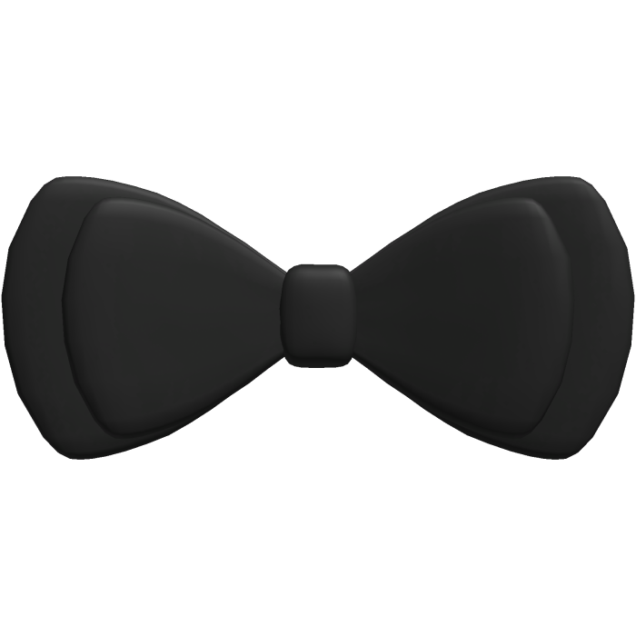 black bow tie