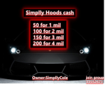 Simplly's Hood cash