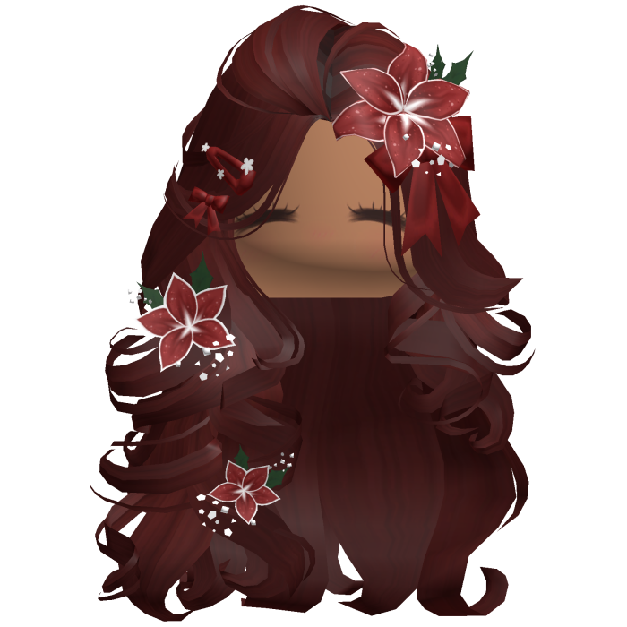 ♡ Christmas Blowout w/ Flowers (Red)