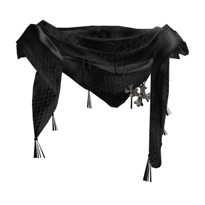 Wrapped Keffiyeh Scarf w chrome 3.0