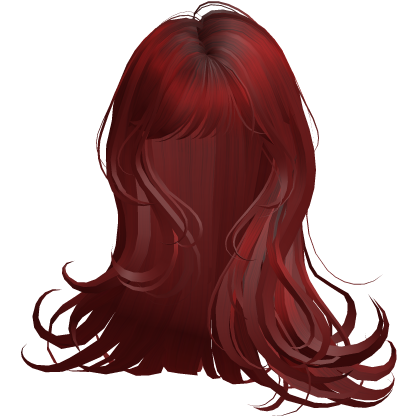 Silky Long Angelic Swirly Hair (Red)