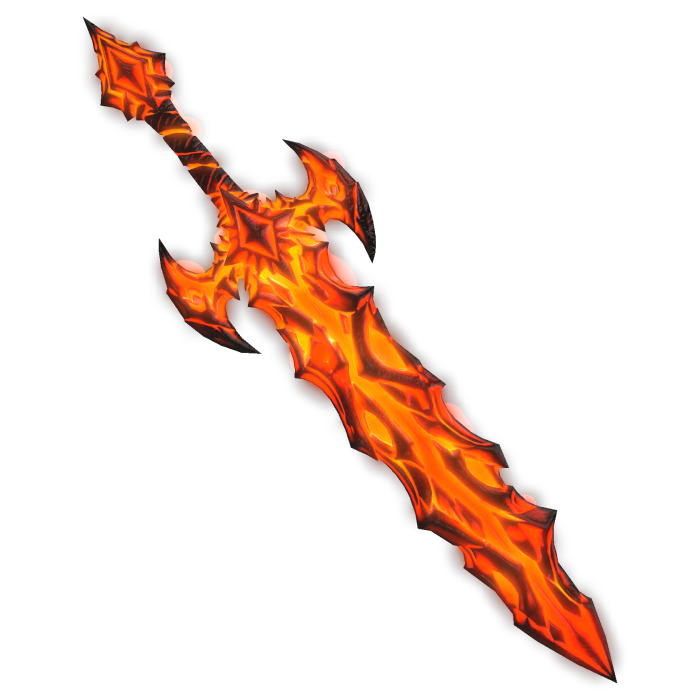 [EMISSIVE] Glowing Magma Core Greatsword