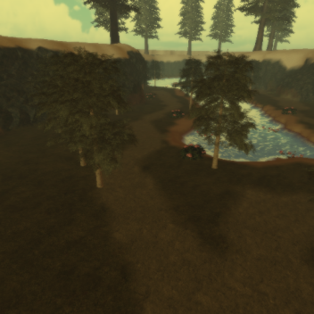 Winter riverside path showcase. 