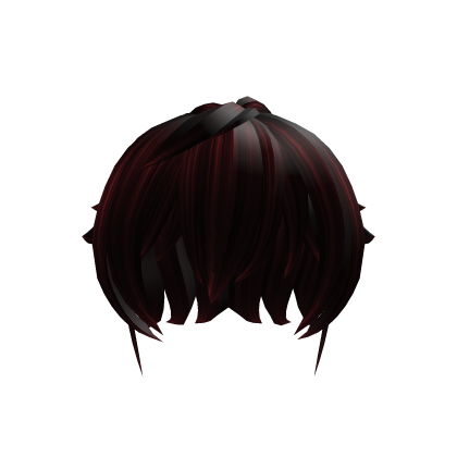 Black Cherry Messy Layered Hair Roblox item