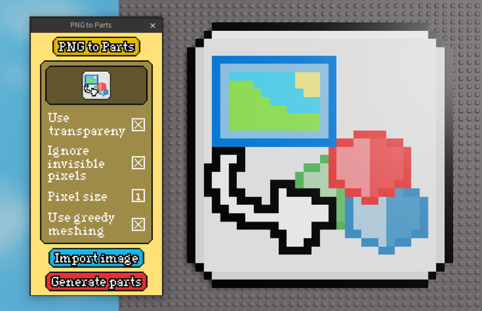 PNG to Parts preview 1