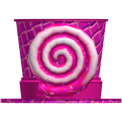 Lollipop Candy Tophat Pink