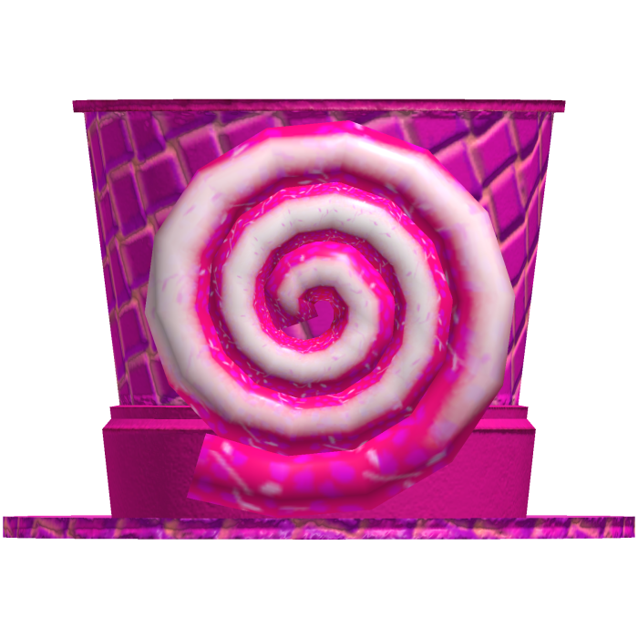 Lollipop Candy Tophat Pink