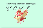 Strawberry bat dragon team