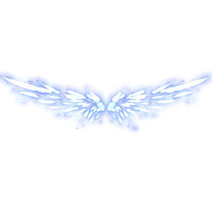 Emissive Shattered Crystal Wings - Glowing Blue Roblox item