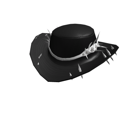 Leather Spiked Cowboy Hat. Roblox item