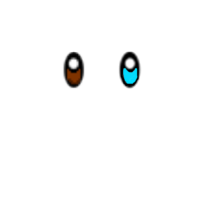 Half brown and blue eyes Roblox decal