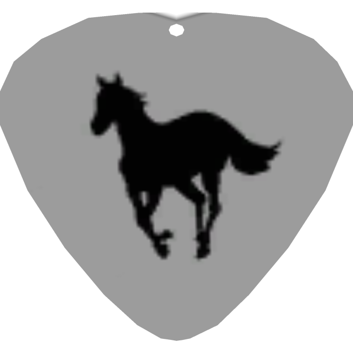 white pony white picklace addon