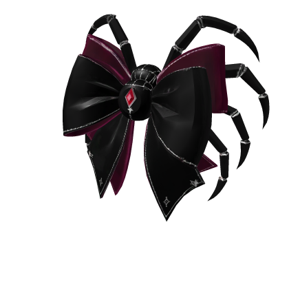 Velvet Spider Bow