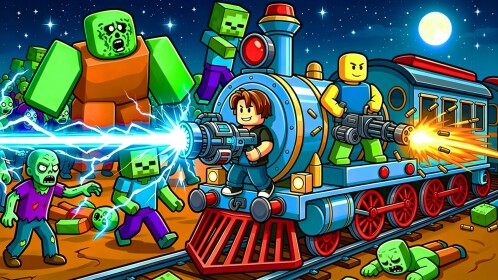 Escape Zombies Rail: Shooter