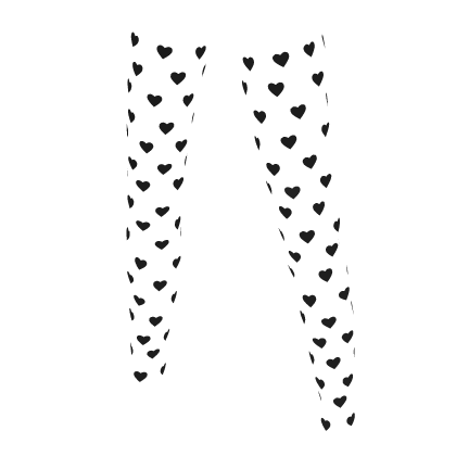 black heart tights