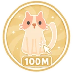 100M Cat Clicks Roblox badge thumbnail