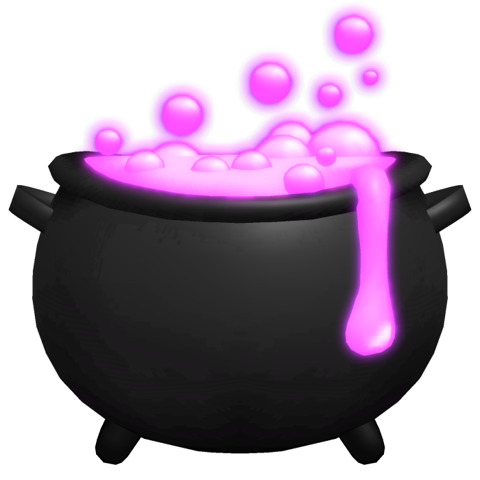 ♡ : [ GLOWING ] purple witch cauldron emissive