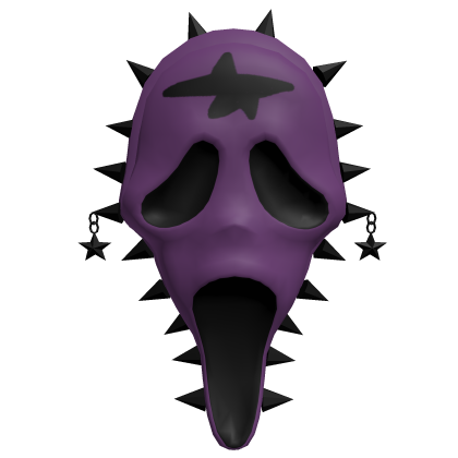[LIMITED] Pink Star Spiked Ghost Face Mask