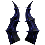Navy Void Grasp Horns