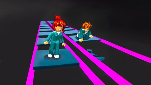 Impossible Squid Game! Glass Bridge X