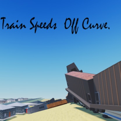 *SOUND EFFECTS🔊* Runaway Train Derails Off Curve.