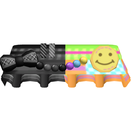 Kawaii Dualcora Gloomy Rainbow Skirt 🖤🌈✨ Roblox item