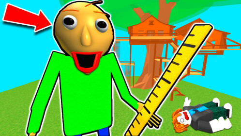 Survive Baldi's Basics The Killer!😡