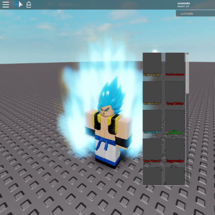 Gogeta Blue Dragon Ball RP Comming Soon Next Updat Roblox decal