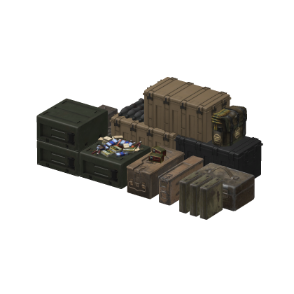 💗 Military Crates & Ammo Resupply Pilotable Mil