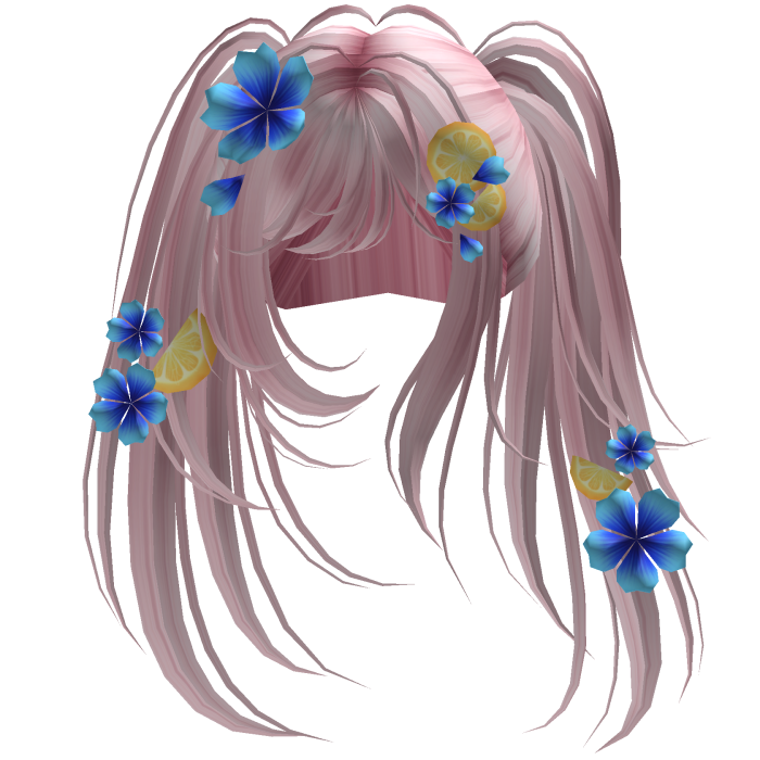 Pink Tropical Blossom Hair