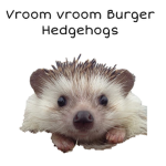 Vroom vroom Burger Hedgehogs